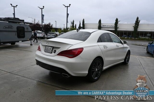 2015 Mercedes-Benz CLA 250 / AWD / Premium Pkg / Power & Heated Leather Seats / Burmester Speakers / Forward Collision Alert / Bluetooth / Back Up Camera / Cruise Control / Keyless Entry & Start / 38 MPG / Low Miles Anchorage AK