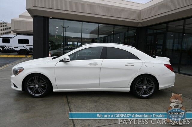 2015 Mercedes-Benz CLA 250 / AWD / Premium Pkg / Power & Heated Leather Seats / Burmester Speakers / Forward Collision Alert / Bluetooth / Back Up Camera / Cruise Control / Keyless Entry & Start / 38 MPG / Low Miles Anchorage AK