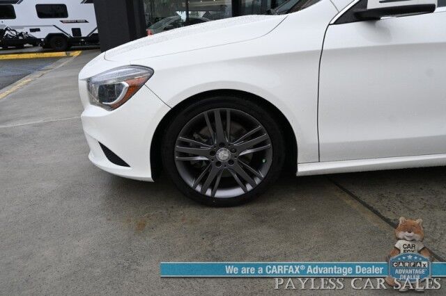 2015 Mercedes-Benz CLA 250 / AWD / Premium Pkg / Power & Heated Leather Seats / Burmester Speakers / Forward Collision Alert / Bluetooth / Back Up Camera / Cruise Control / Keyless Entry & Start / 38 MPG / Low Miles Anchorage AK