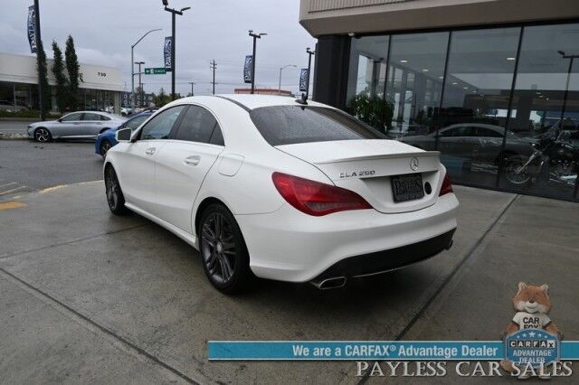 2015 Mercedes-Benz CLA 250 / AWD / Premium Pkg / Power & Heated Leather Seats / Burmester Speakers / Forward Collision Alert / Bluetooth / Back Up Camera / Cruise Control / Keyless Entry & Start / 38 MPG / Low Miles Anchorage AK