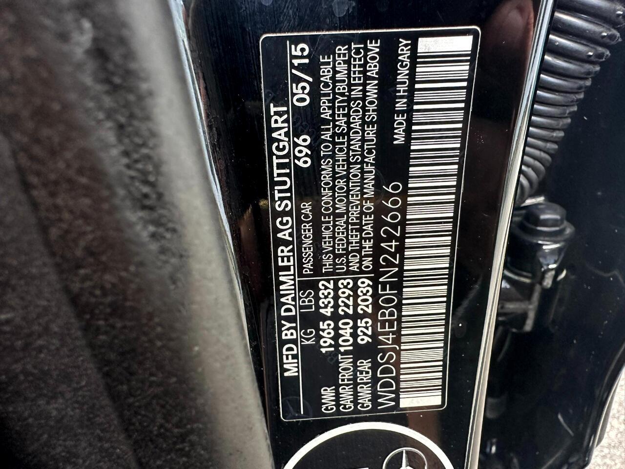 2015 Mercedes-Benz CLA-Class 4dr Sdn CLA 250 FWD Jacksonville FL