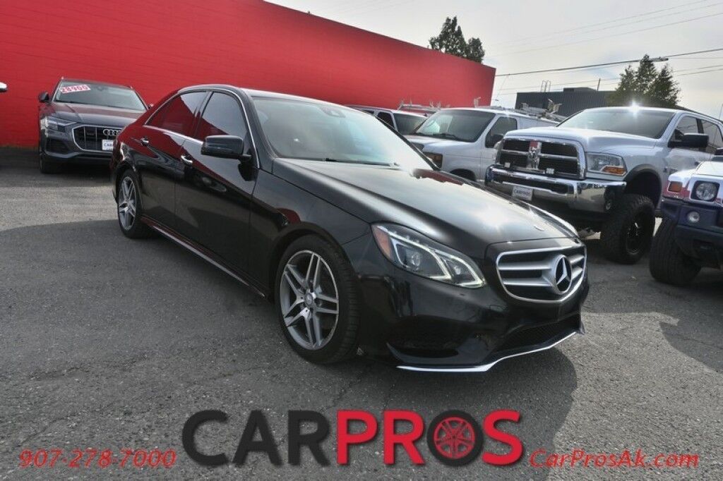 2015 Mercedes-Benz E 350 Sport - AWD - Premium & Lighting Pkg - Power & Heated Leather Message Seats - Sunroof - Navigation - Harman Kardon Speakers - Lane Departure & Blind Spot Alert - Back Up Camera - Keyless Entry & Start - Only 85K Miles Anchorage AK