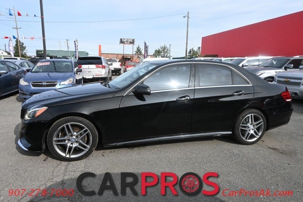 2015 Mercedes-Benz E 350 Sport - AWD - Premium & Lighting Pkg - Power & Heated Leather Message Seats - Sunroof - Navigation - Harman Kardon Speakers - Lane Departure & Blind Spot Alert - Back Up Camera - Keyless Entry & Start - Only 85K Miles Anchorage AK