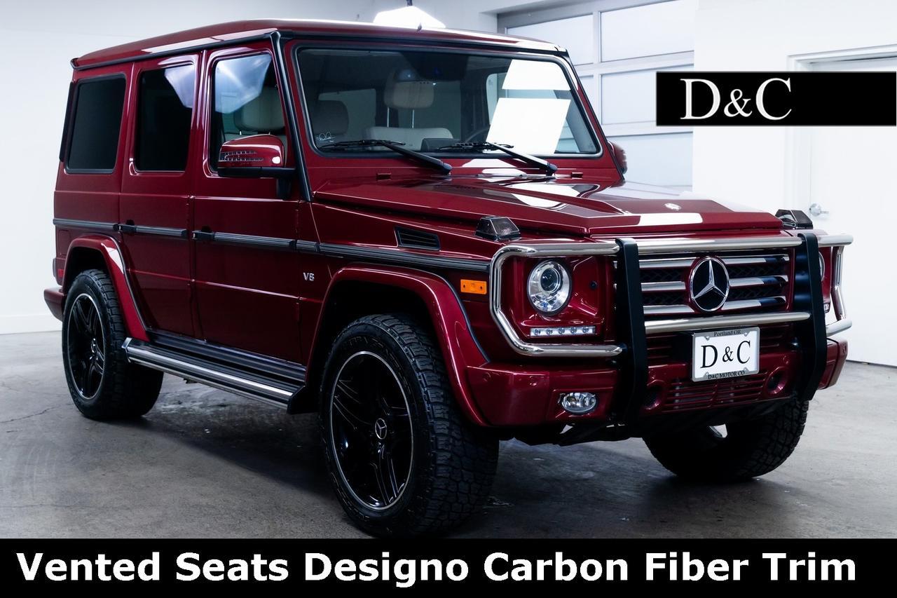 2015 Mercedes-Benz G-Class G 550 Vented Seats Designo Carbon Fiber Trim