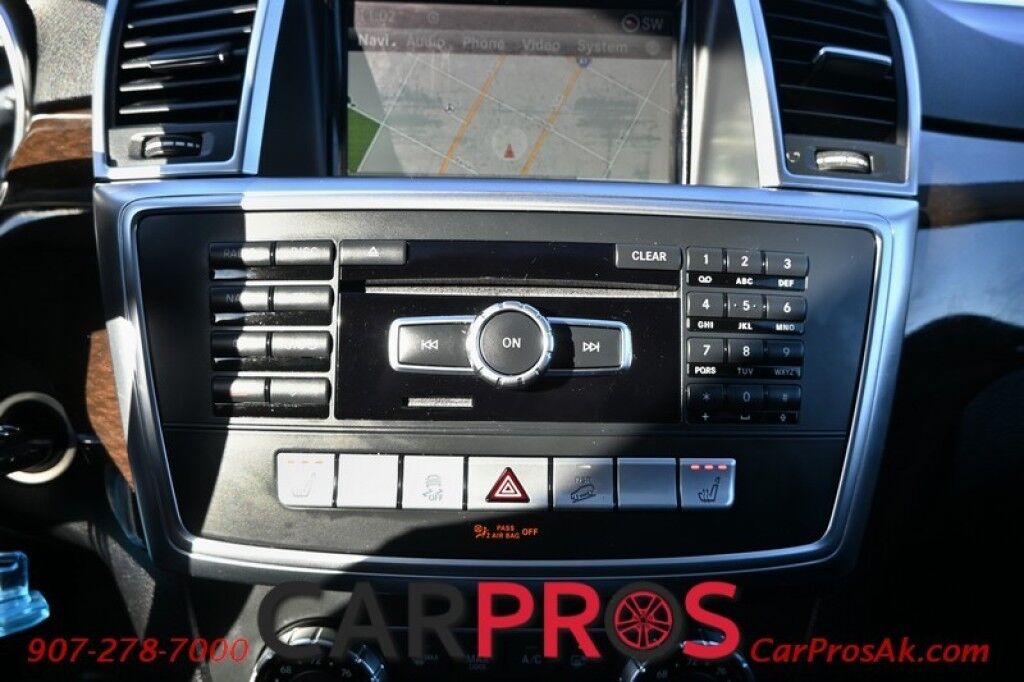 2015 Mercedes-Benz ML 350 4Matic - AWD - Premium Pkg - Power & Heated Leather Seats - Navigation - Bluetooth - Backup Camera - Dual Zone Climate - Fog Lights - Fixed Running Boards - Keyless Entry - Aluminum Wheels - Tow Pkg - 1 Owner Anchorage AK