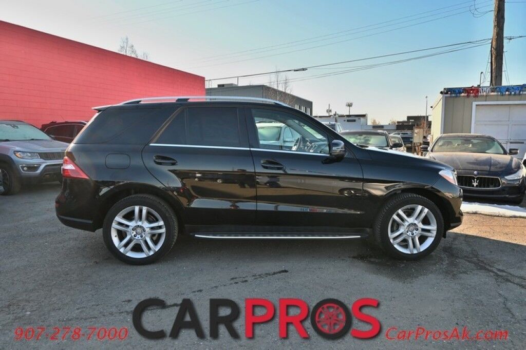 2015 Mercedes-Benz ML 350 4Matic - AWD - Premium Pkg - Power & Heated Leather Seats - Navigation - Bluetooth - Backup Camera - Dual Zone Climate - Fog Lights - Fixed Running Boards - Keyless Entry - Aluminum Wheels - Tow Pkg - 1 Owner Anchorage AK