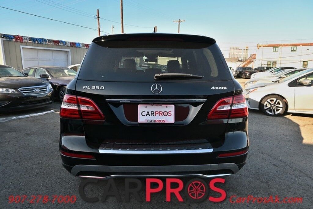 2015 Mercedes-Benz ML 350 4Matic - AWD - Premium Pkg - Power & Heated Leather Seats - Navigation - Bluetooth - Backup Camera - Dual Zone Climate - Fog Lights - Fixed Running Boards - Keyless Entry - Aluminum Wheels - Tow Pkg - 1 Owner Anchorage AK