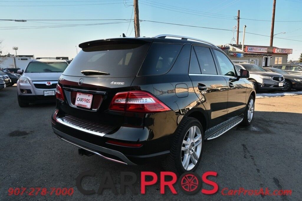 2015 Mercedes-Benz ML 350 4Matic - AWD - Premium Pkg - Power & Heated Leather Seats - Navigation - Bluetooth - Backup Camera - Dual Zone Climate - Fog Lights - Fixed Running Boards - Keyless Entry - Aluminum Wheels - Tow Pkg - 1 Owner Anchorage AK