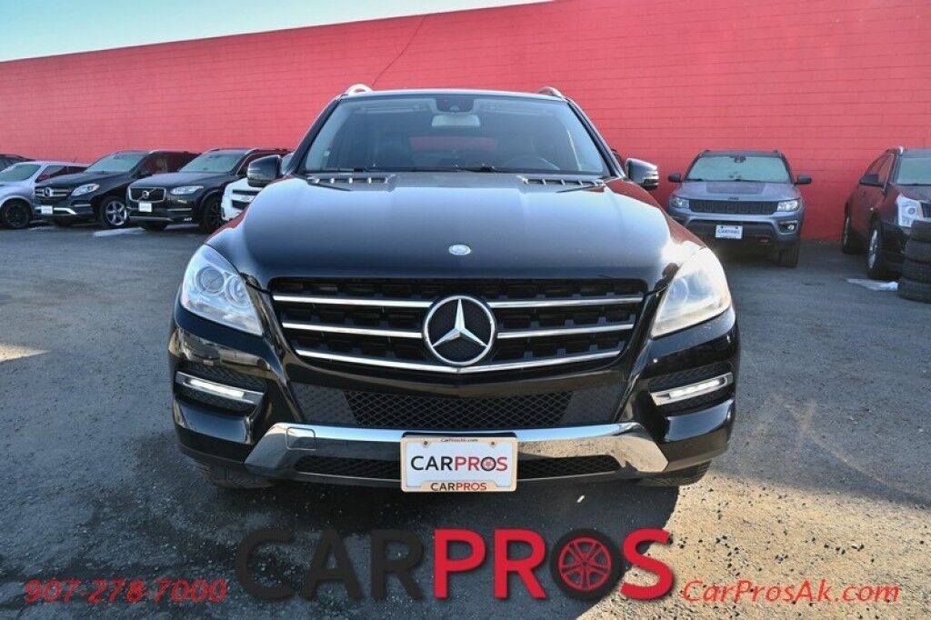 2015 Mercedes-Benz ML 350 4Matic - AWD - Premium Pkg - Power & Heated Leather Seats - Navigation - Bluetooth - Backup Camera - Dual Zone Climate - Fog Lights - Fixed Running Boards - Keyless Entry - Aluminum Wheels - Tow Pkg - 1 Owner Anchorage AK