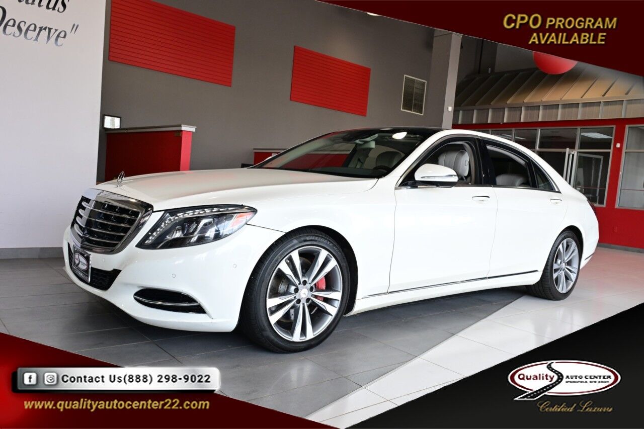 2015 Mercedes-Benz S-Class S 550 4-MATIC, 19'' Wheels, Driver Assist, Heated/Cooled Seats, Blind Spot