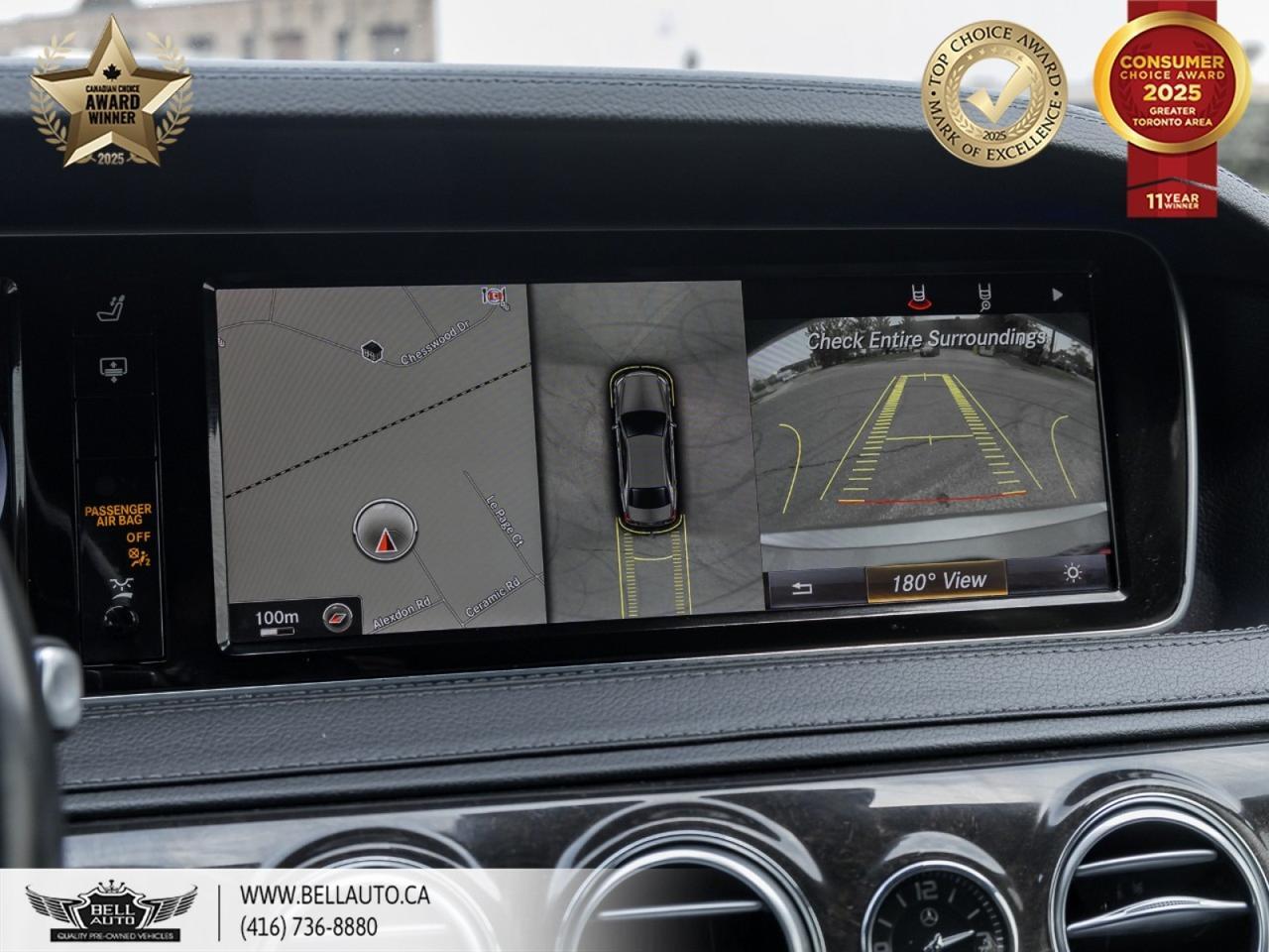 2015 Mercedes-Benz S-Class S 550 LWB | AMGPKG | BURMESTER | NAVI | PANO ROOF | BACKUPCAM | PARKASSIST | WOODTRIM | NOACCIDENT Toronto ON