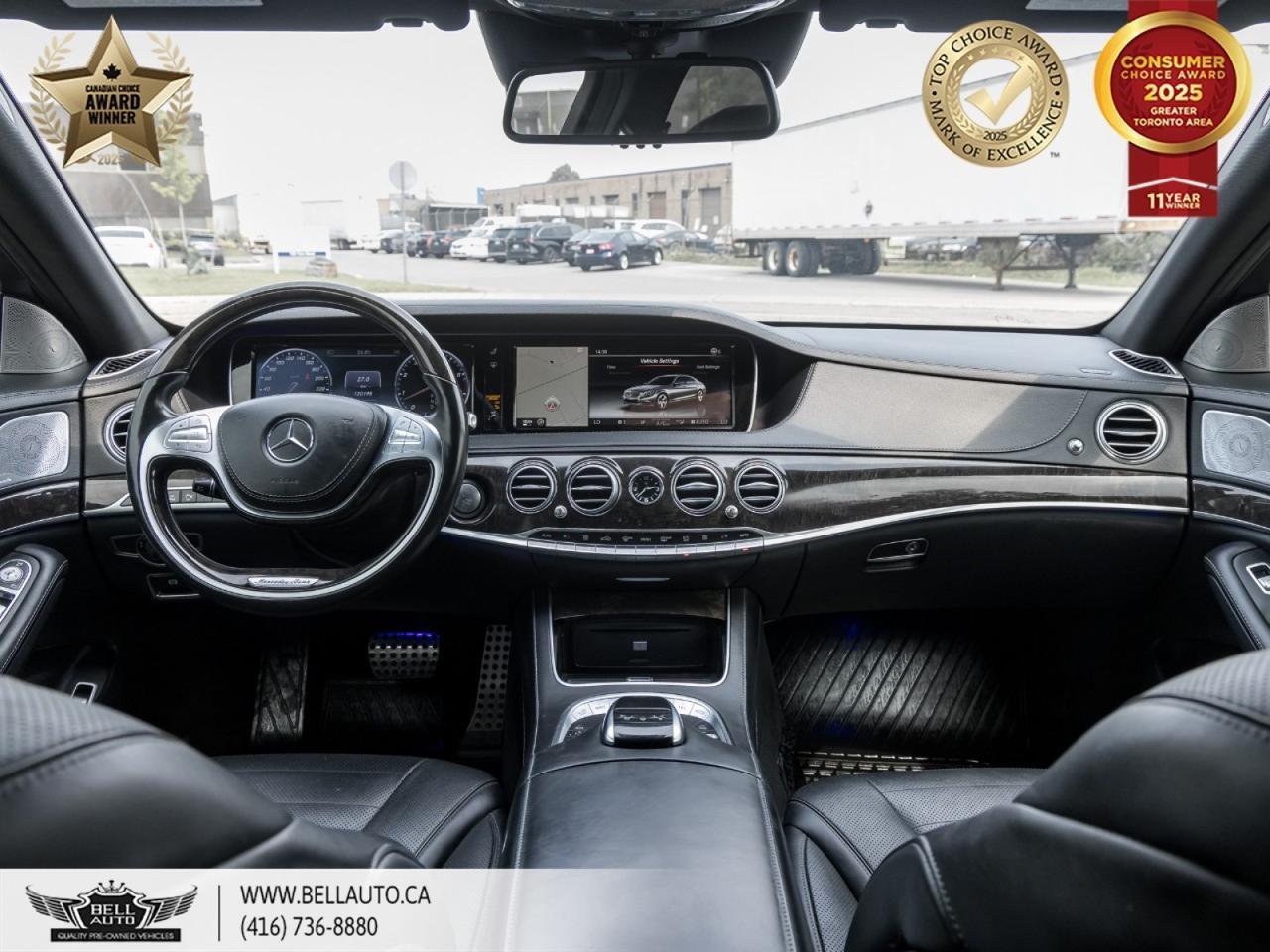 2015 Mercedes-Benz S-Class S 550 LWB | AMGPKG | BURMESTER | NAVI | PANO ROOF | BACKUPCAM | PARKASSIST | WOODTRIM | NOACCIDENT Toronto ON