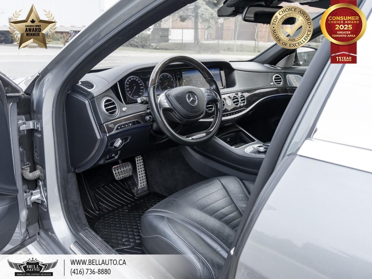 2015 Mercedes-Benz S-Class S 550 LWB | AMGPKG | BURMESTER | NAVI | PANO ROOF | BACKUPCAM | PARKASSIST | WOODTRIM | NOACCIDENT Toronto ON