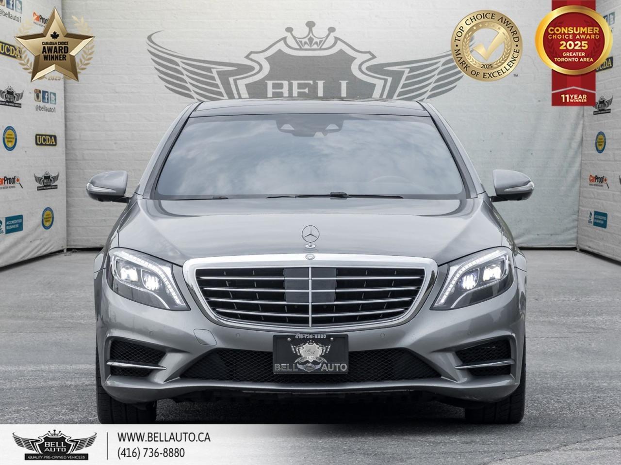 2015 Mercedes-Benz S-Class S 550 LWB | AMGPKG | BURMESTER | NAVI | PANO ROOF | BACKUPCAM | PARKASSIST | WOODTRIM | NOACCIDENT Toronto ON