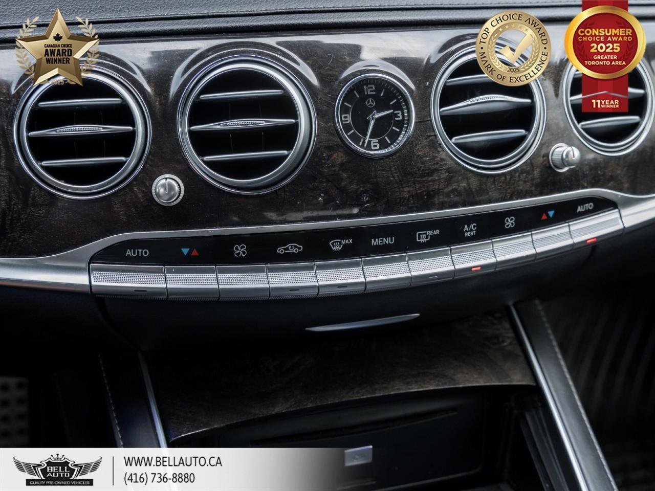 2015 Mercedes-Benz S-Class S 550 LWB | AMGPKG | BURMESTER | NAVI | PANO ROOF | BACKUPCAM | PARKASSIST | WOODTRIM | NOACCIDENT Toronto ON
