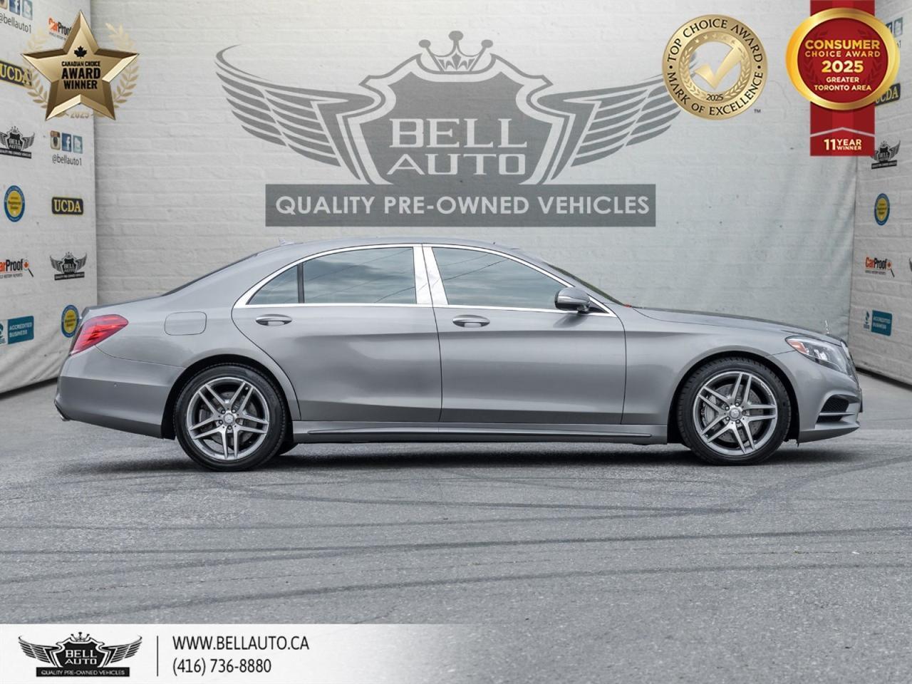 2015 Mercedes-Benz S-Class S 550 LWB | AMGPKG | BURMESTER | NAVI | PANO ROOF | BACKUPCAM | PARKASSIST | WOODTRIM | NOACCIDENT Toronto ON