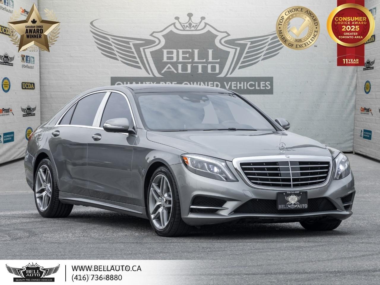 2015 Mercedes-Benz S-Class S 550 LWB | AMGPKG | BURMESTER | NAVI | PANO ROOF | BACKUPCAM | PARKASSIST | WOODTRIM | NOACCIDENT Toronto ON