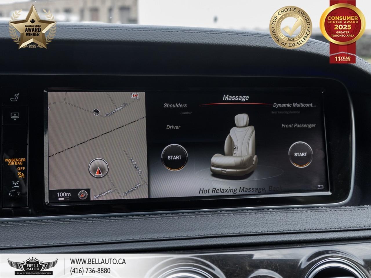 2015 Mercedes-Benz S-Class S 550 LWB | AMGPKG | NAVI | 360CAM | BRMSTR | WOODTRIM | NOACCIDENT Toronto ON