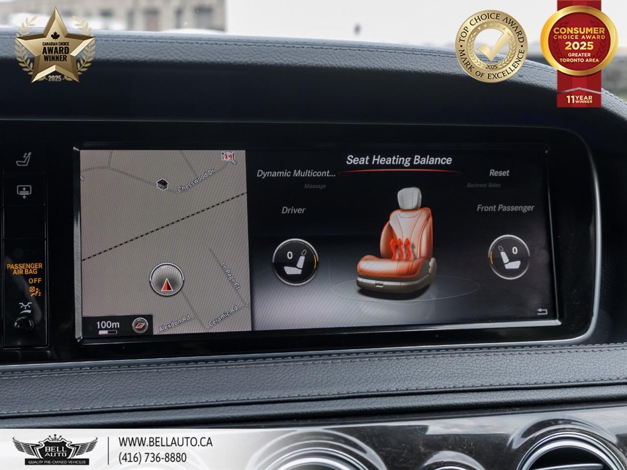 2015 Mercedes-Benz S-Class S 550 LWB | AMGPKG | NAVI | 360CAM | BRMSTR | WOODTRIM | NOACCIDENT Toronto ON