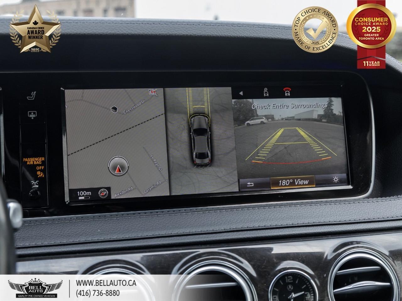 2015 Mercedes-Benz S-Class S 550 LWB | AMGPKG | NAVI | 360CAM | BRMSTR | WOODTRIM | NOACCIDENT Toronto ON