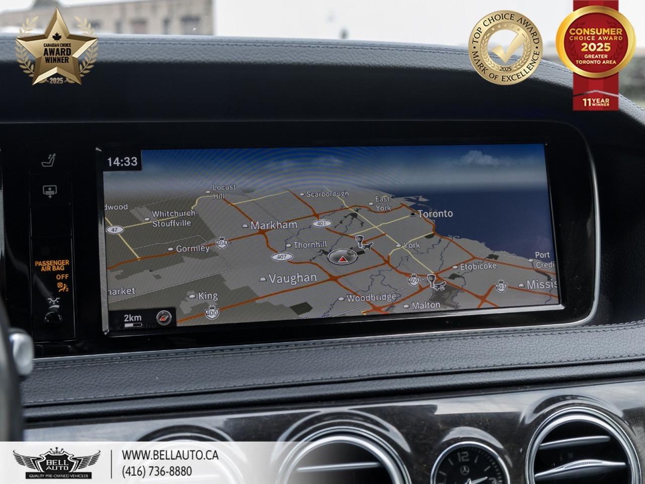 2015 Mercedes-Benz S-Class S 550 LWB | AMGPKG | NAVI | 360CAM | BRMSTR | WOODTRIM | NOACCIDENT Toronto ON