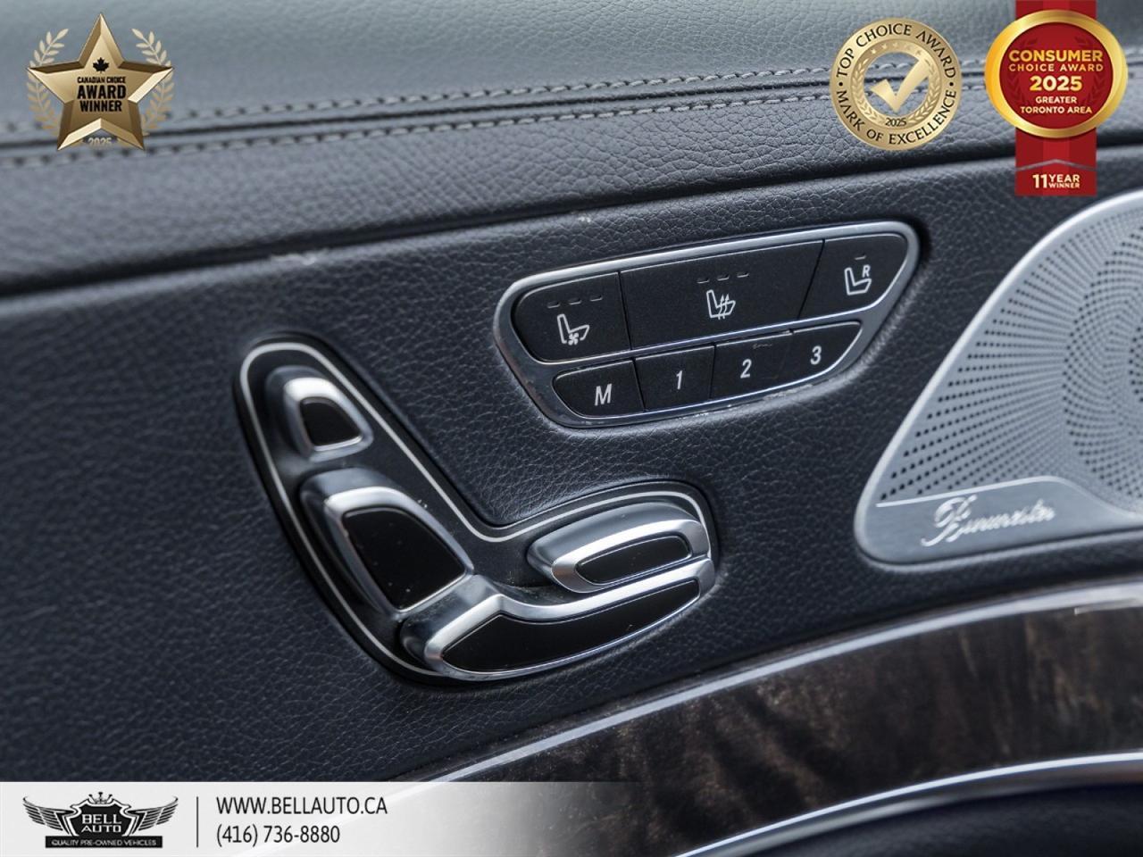 2015 Mercedes-Benz S-Class S 550 LWB | AMGPKG | NAVI | 360CAM | BRMSTR | WOODTRIM | NOACCIDENT Toronto ON