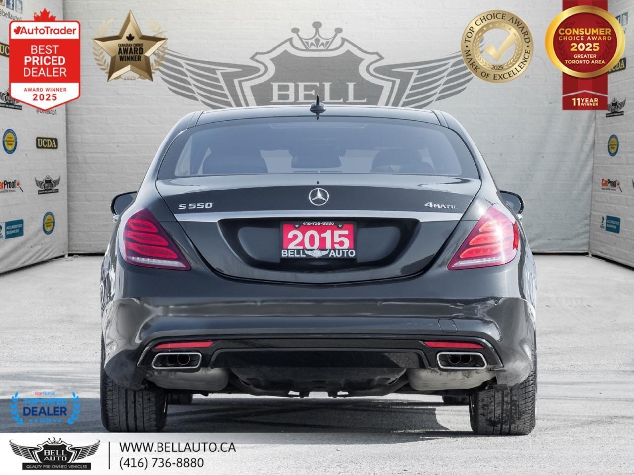 2015 Mercedes-Benz S-Class S550 | AMG PKG | PRM PKG | HUD | BRMSTR | NOACCIDENT Toronto ON