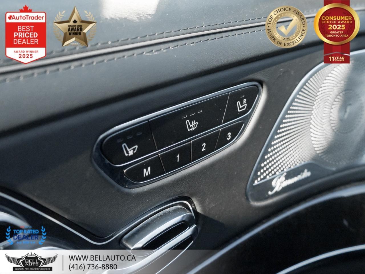 2015 Mercedes-Benz S-Class S550 | AMG PKG | PRM PKG | HUD | BRMSTR | NOACCIDENT Toronto ON