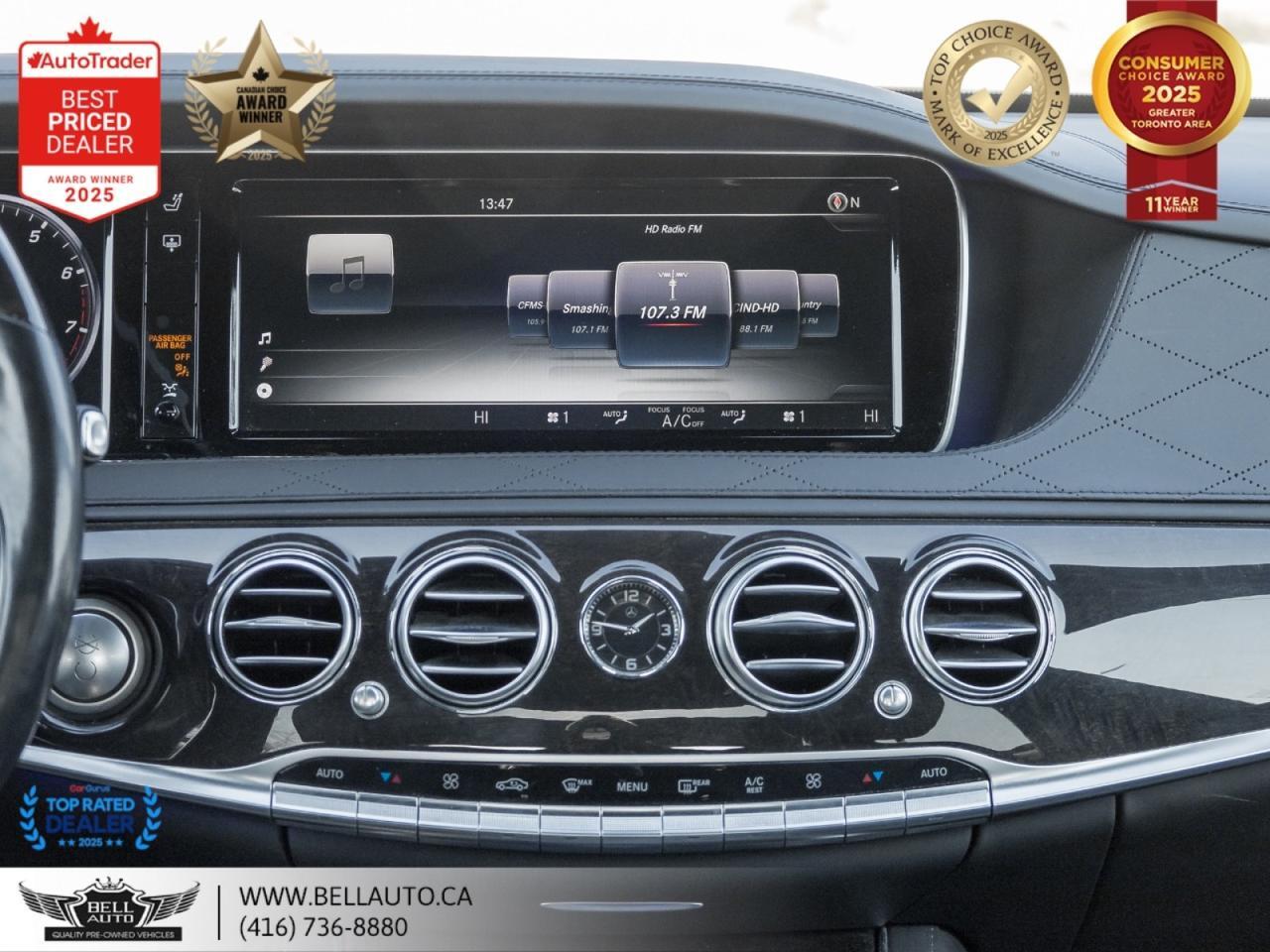 2015 Mercedes-Benz S-Class S550 | AMG PKG | PRM PKG | HUD | BRMSTR | NOACCIDENT Toronto ON