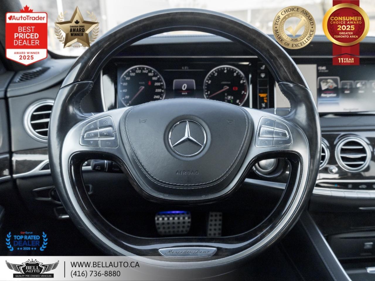 2015 Mercedes-Benz S-Class S550 | AMGPKG | PRMPKG | HUD | BRMSTR | NOACCIDENT Toronto ON
