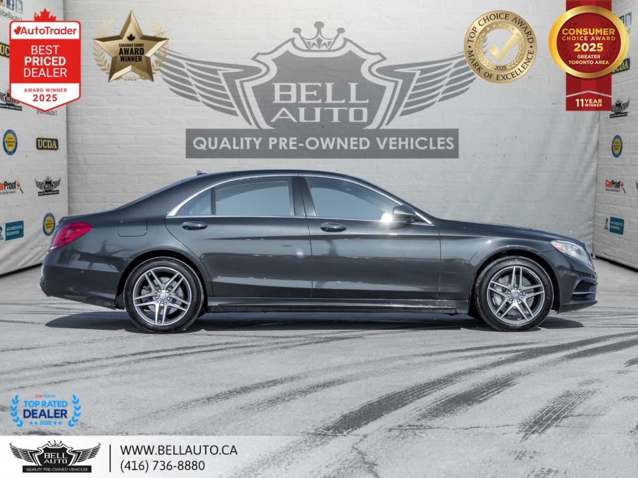 2015 Mercedes-Benz S-Class S550 | AMGPKG | PRMPKG | HUD | BRMSTR | NOACCIDENT Toronto ON