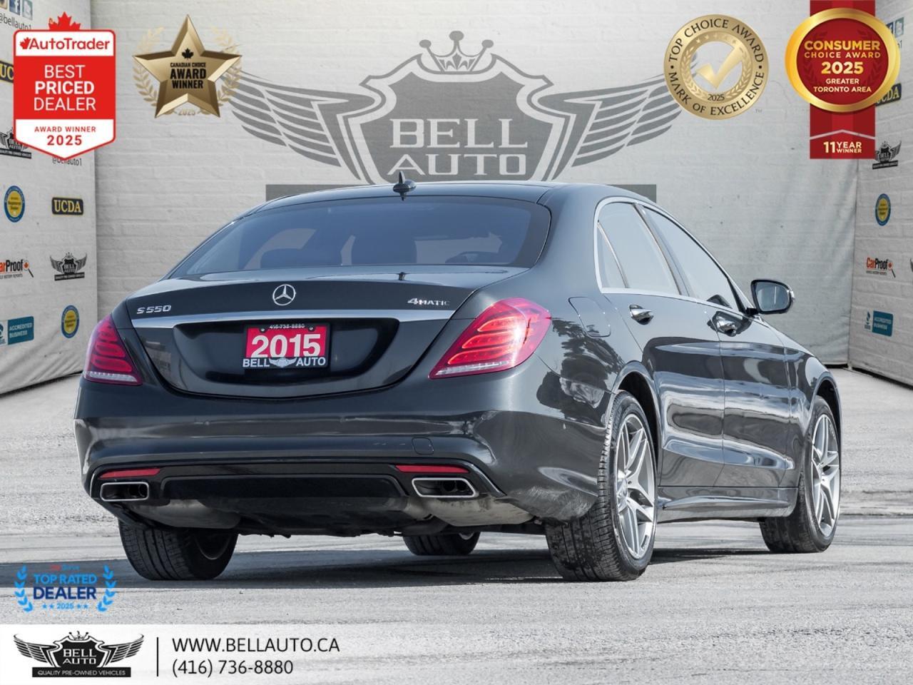 2015 Mercedes-Benz S-Class S550 | AMGPKG | PRMPKG | HUD | BRMSTR | NOACCIDENT Toronto ON