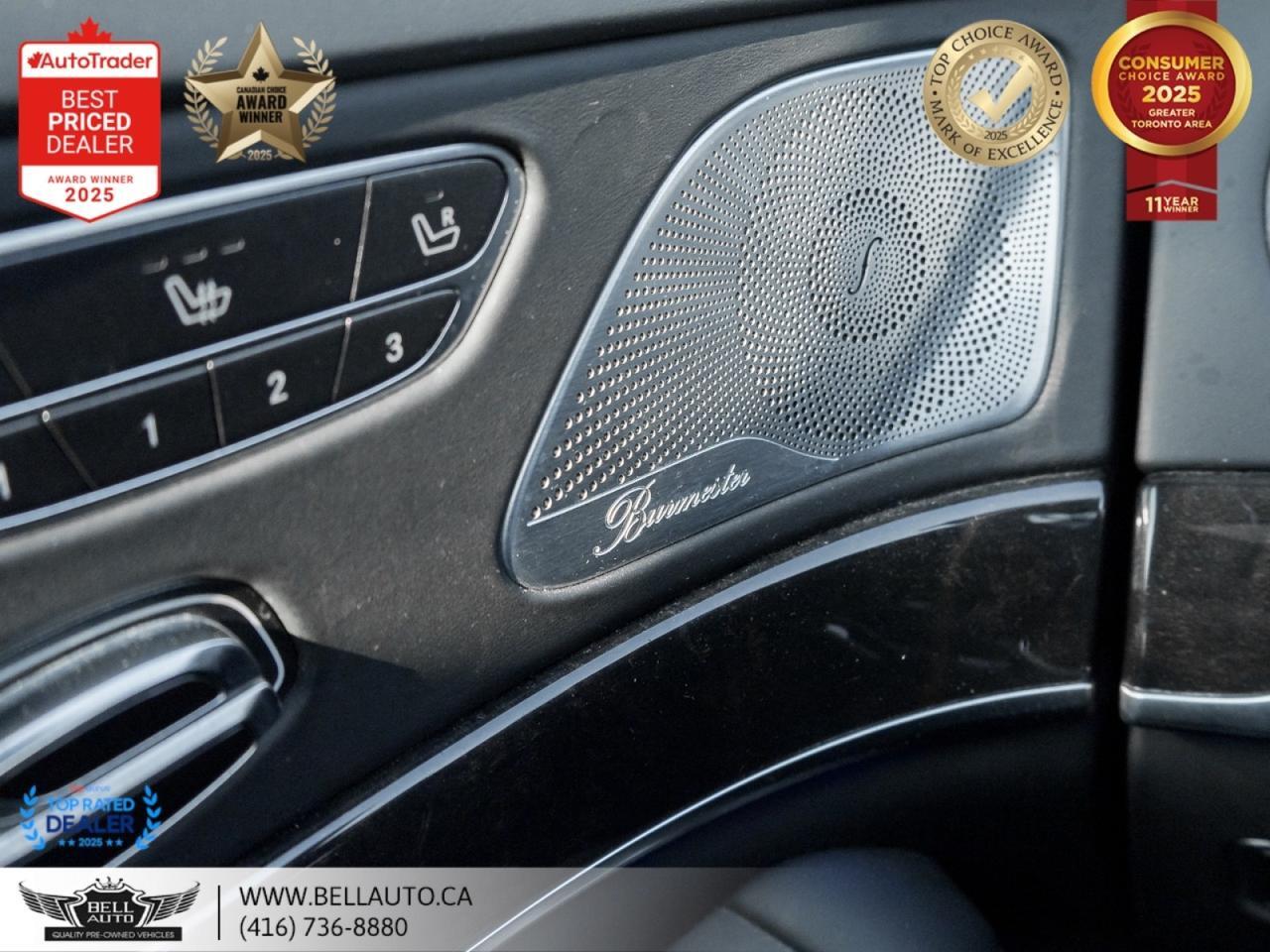 2015 Mercedes-Benz S-Class S550 | AMGPKG | PRMPKG | HUD | BRMSTR | NOACCIDENT Toronto ON