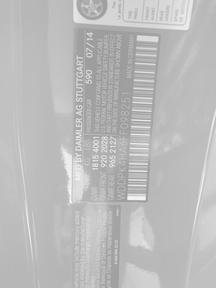 2015 Mercedes-Benz SLK-Class 2dr Roadster SLK 250 Jacksonville FL