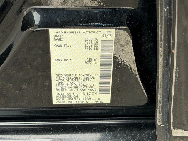 2015 Nissan Altima 2.5 SV Springfield VA