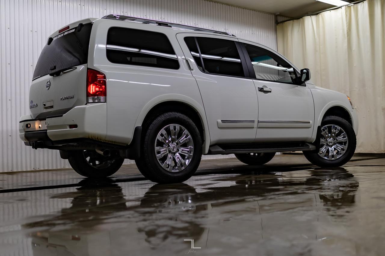2015 Nissan Armada AW Platinum Leather Roof Nav TV's Red Deer AB