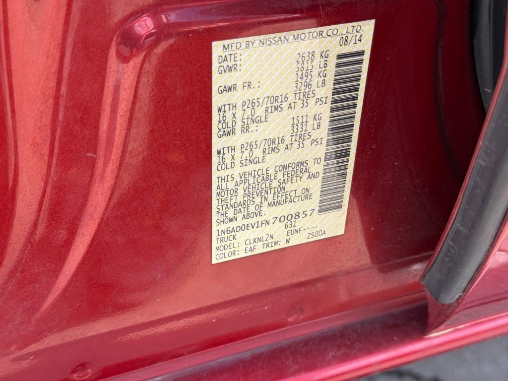 2015 Nissan Frontier SV Crestwood KY