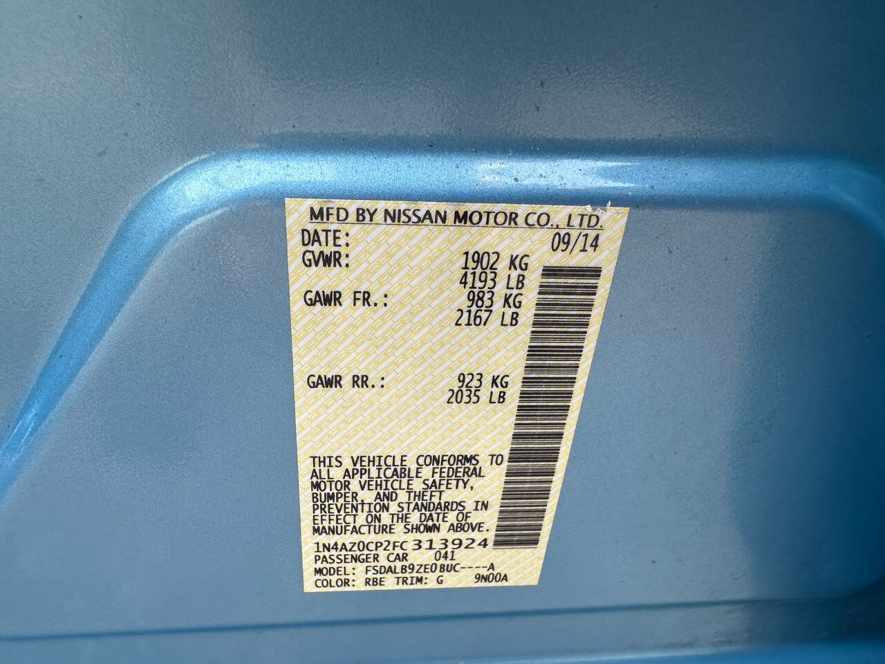 2015 Nissan Leaf 4dr HB S Jacksonville FL