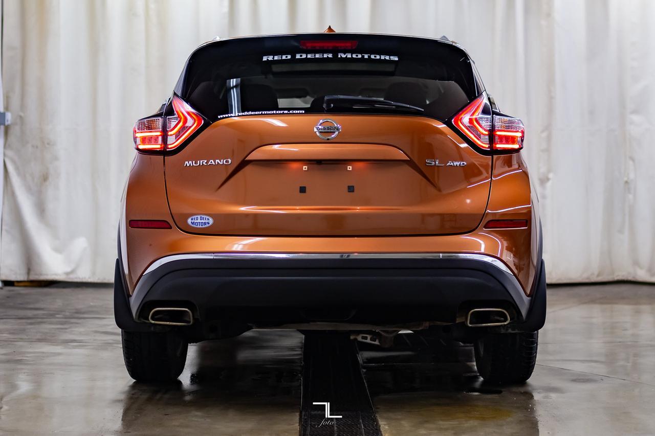 2015 Nissan Murano AWD SL Leather Roof Nav BCam Red Deer AB