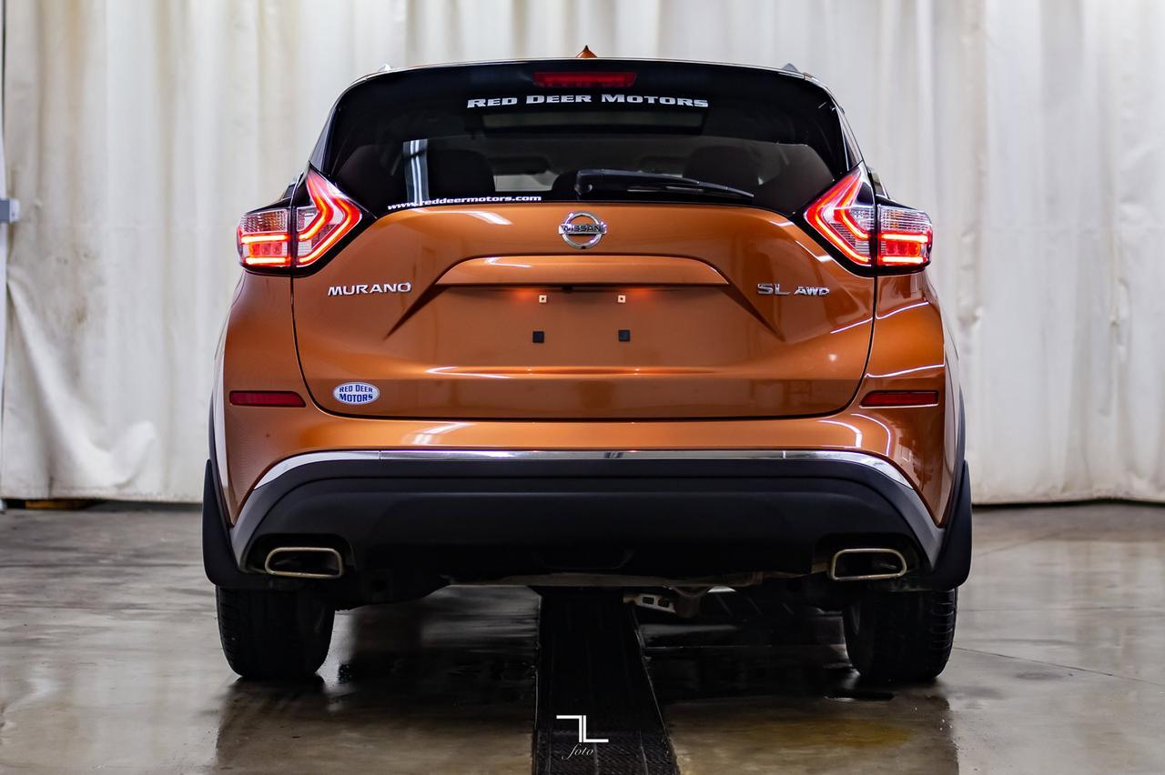 2015 Nissan Murano AWD SL Leather Roof Nav BCam Red Deer AB