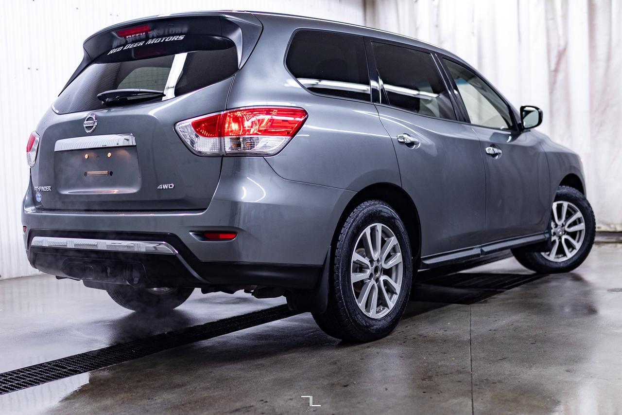 2015 Nissan Pathfinder AWD S 7 Passenger Red Deer AB