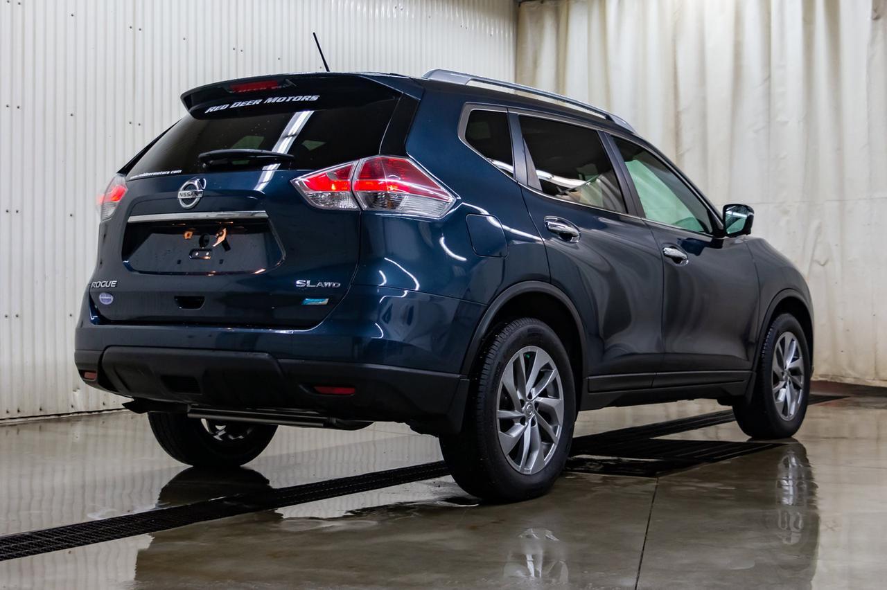 2015 Nissan Rogue AWD SL Leather Roof Nav Red Deer AB