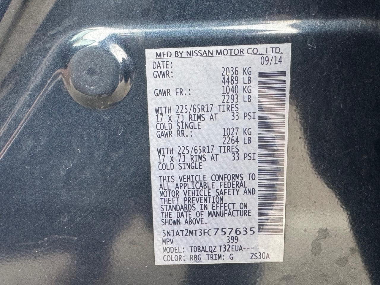 2015 Nissan Rogue SV 2WD Austin TX