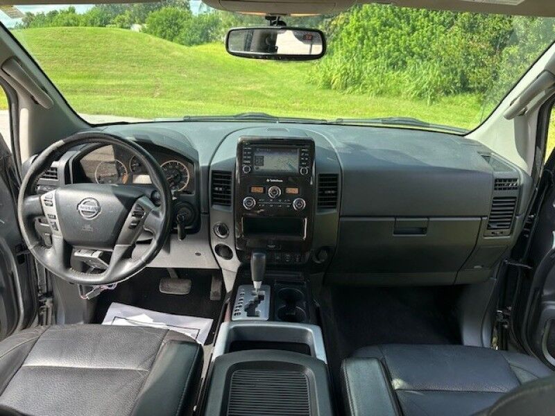 2015 Nissan TITAN SL 4X4 LEATHER SUNROOF NAVIGATION EXHAUST CREW CAB BRAND NEW TIRES SERVICED FREE SHIPPING IN FLORIDA LOW MILES TRUCK Sarasota FL