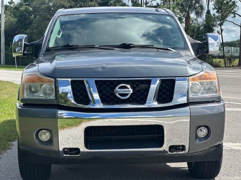 2015 Nissan TITAN SL 4X4 LEATHER SUNROOF NAVIGATION EXHAUST CREW CAB BRAND NEW TIRES SERVICED FREE SHIPPING IN FLORIDA LOW MILES TRUCK Sarasota FL