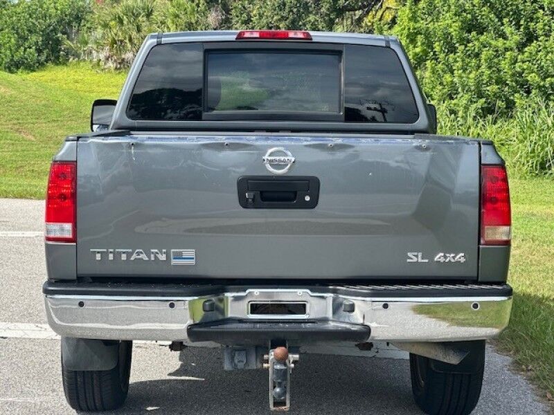 2015 Nissan TITAN SL 4X4 LEATHER SUNROOF NAVIGATION EXHAUST CREW CAB BRAND NEW TIRES SERVICED FREE SHIPPING IN FLORIDA LOW MILES TRUCK Sarasota FL