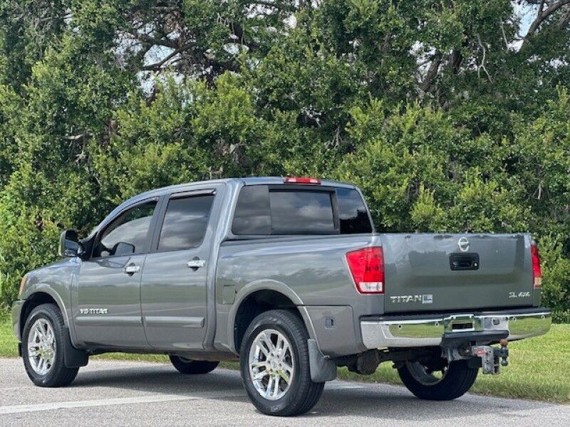 2015 Nissan TITAN SL 4X4 LEATHER SUNROOF NAVIGATION EXHAUST CREW CAB BRAND NEW TIRES SERVICED FREE SHIPPING IN FLORIDA LOW MILES TRUCK Sarasota FL