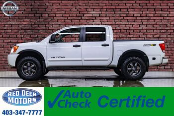 2015_Nissan_Titan_4x4 Crew Cab Pro-4X Leather Roof Nav BCam_ Red Deer AB