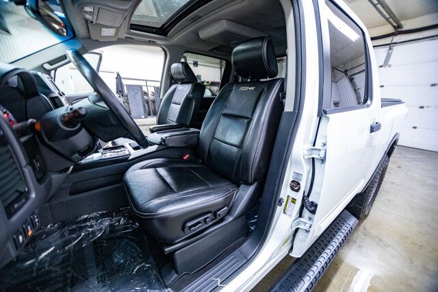 2015 Nissan Titan 4x4 Crew Cab Pro-4X Leather Roof Nav BCam Red Deer AB