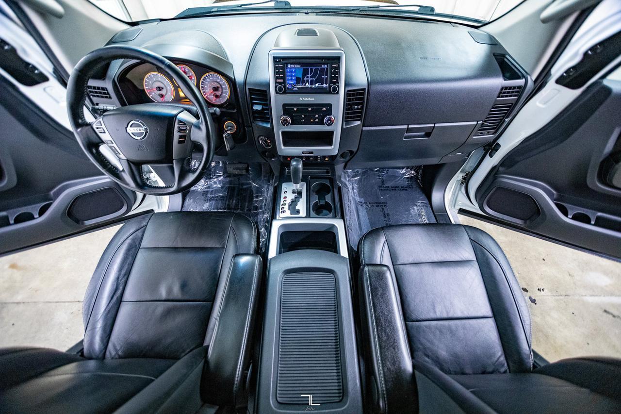 2015 Nissan Titan 4x4 Crew Cab Pro-4X Leather Roof Nav BCam Red Deer AB